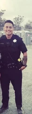 Paul Alex in uniform during his years in law enforcement